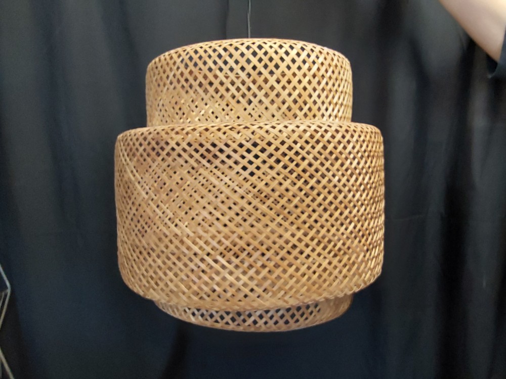 SUSPENSION EN OSIER RONDE DIAM. 50CM 