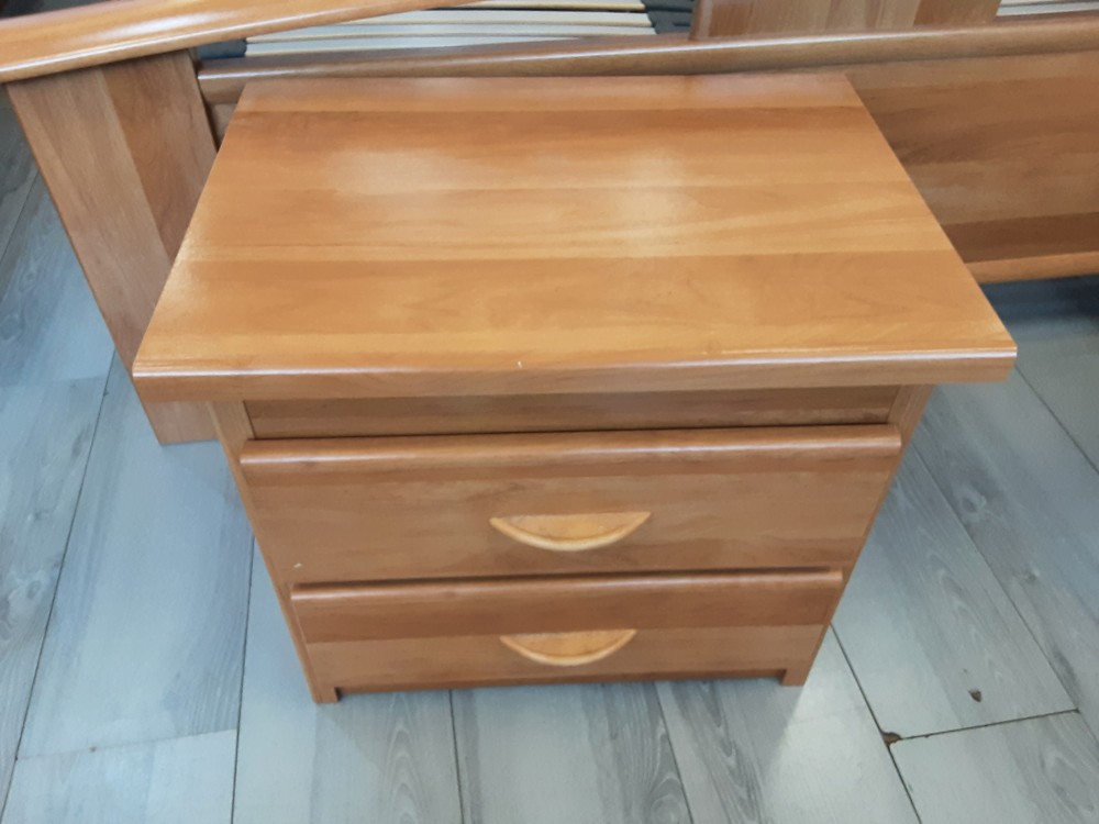 CHEVET EN BOIS 2 TIROIRS 