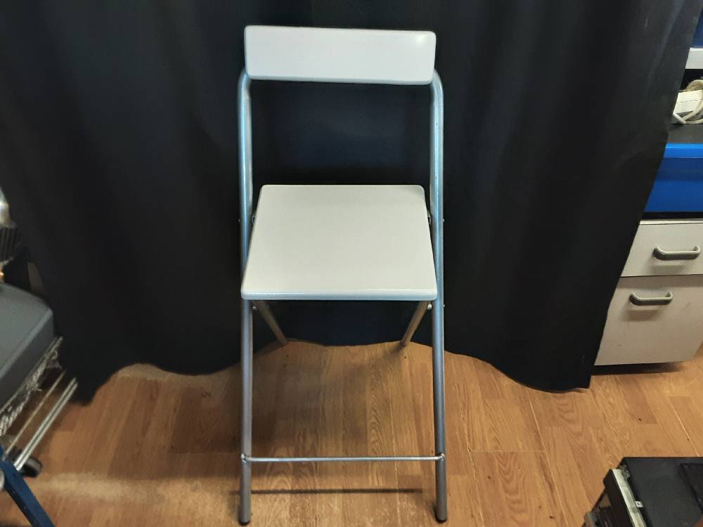 Tabouret Pliable Blanc