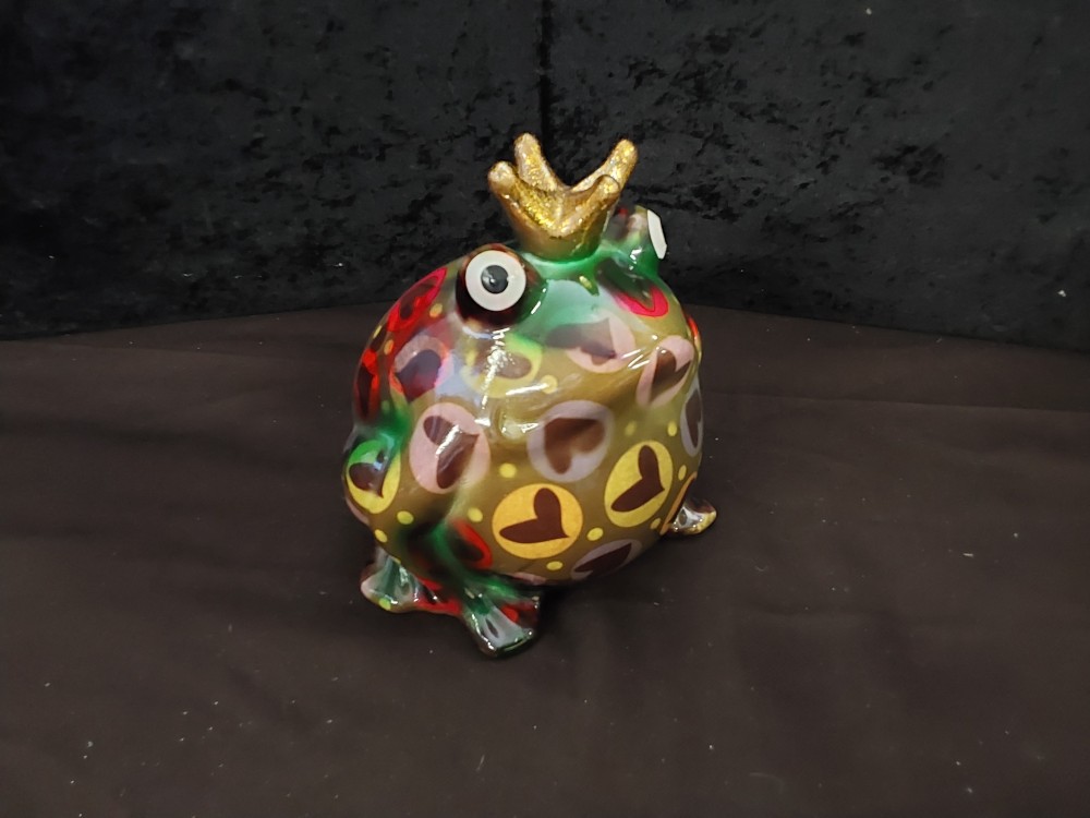 TIRELIRE GRENOUILLE REINE 