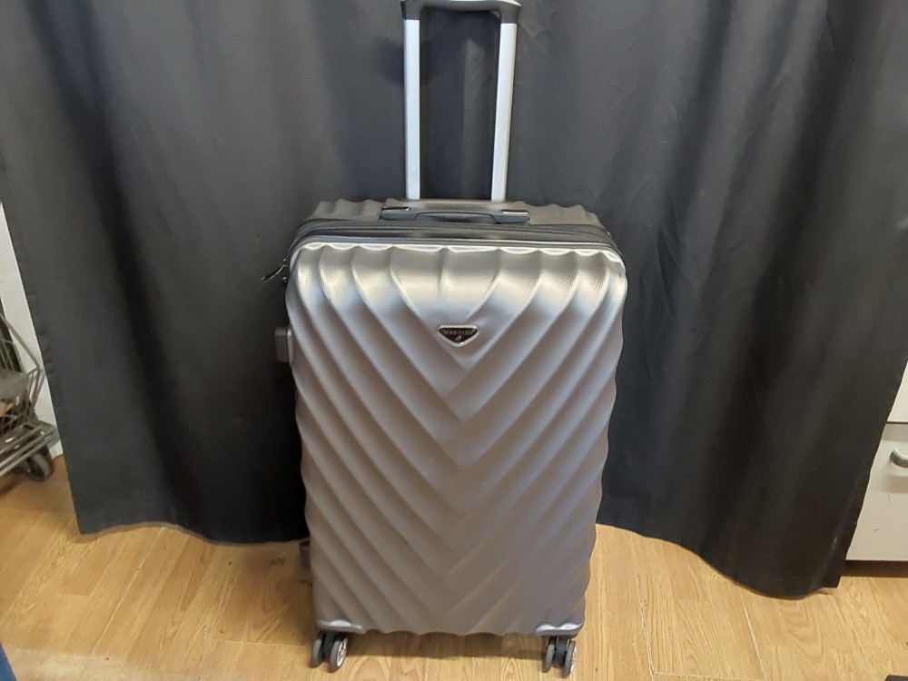 VALISE GRISE MADISSON 4X DOUBLE ROULETTES POLYPROPYLENE
