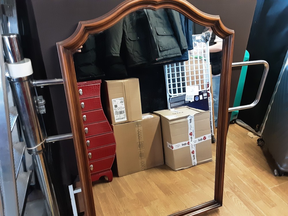 MIROIR GM CADRE BOIS 