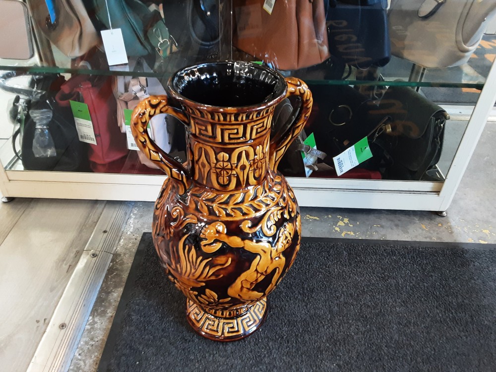 VASE STYLE VERSACE 2 ANSES H.46CM