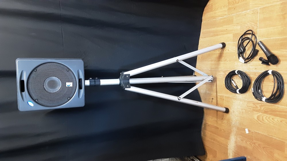 ENCEINTE DE SONORISATION VOICE SYSTEMS CONTACT CXMK 2 + TREPIED+ 1 MICRO ET CABLES