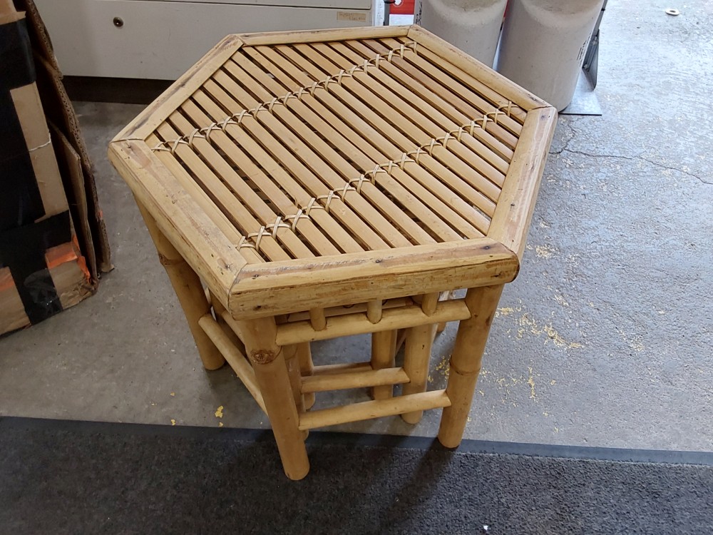 Lot De 3 Tables Gigognes Bambou