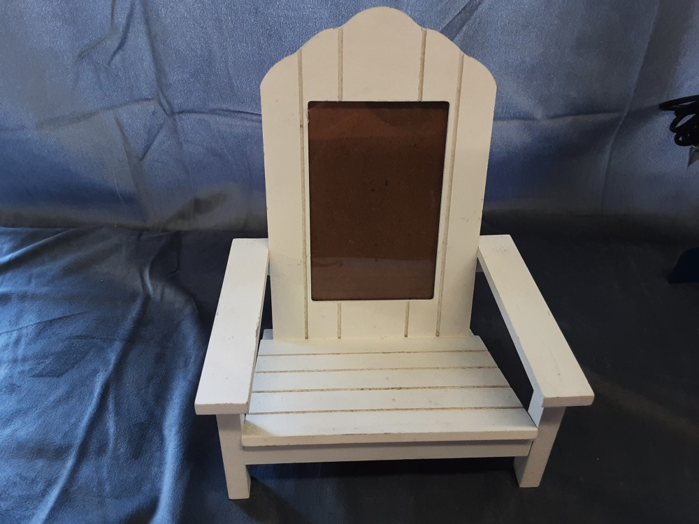 Chaise Porte Photo Blanc