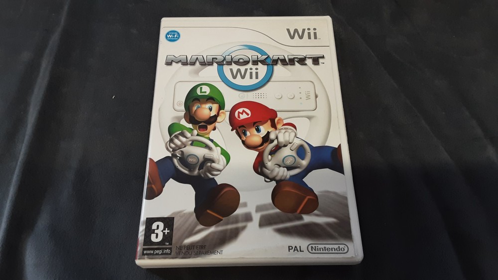 Boitier Wii + Jaquette Sans Disque "Mario Kart Wii"