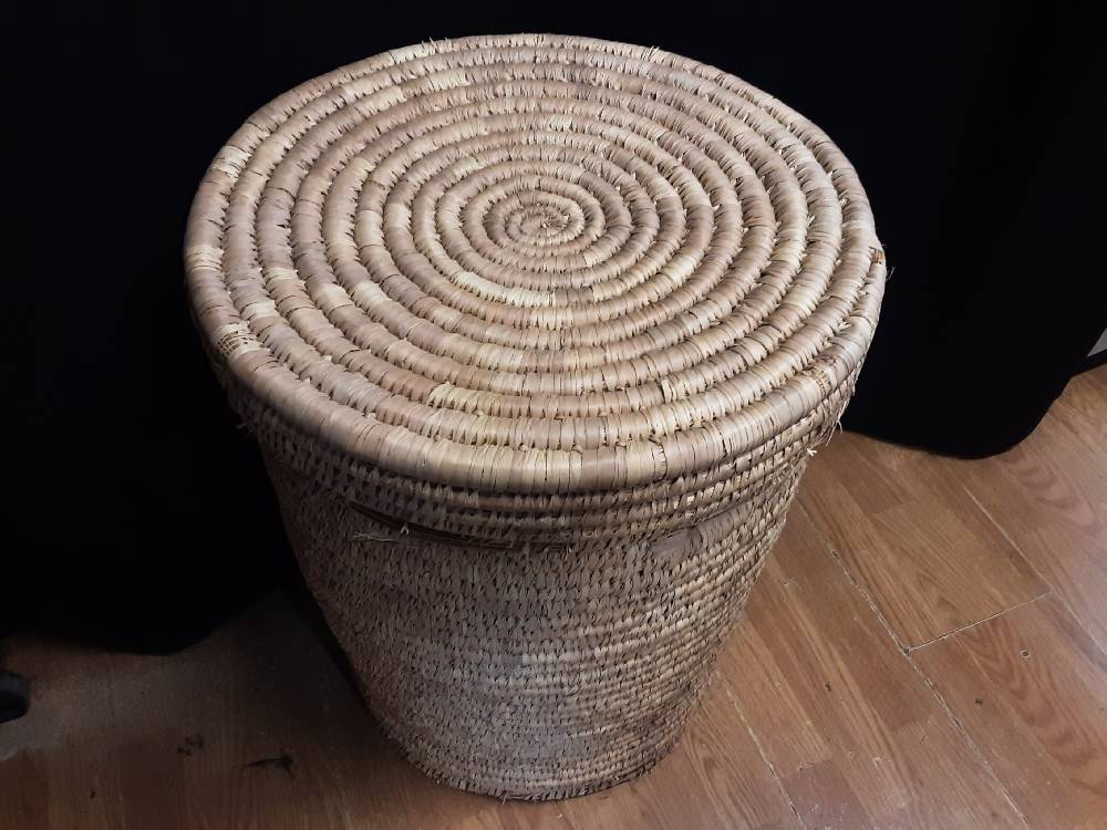 PANIER A LINGE PAILLÉE