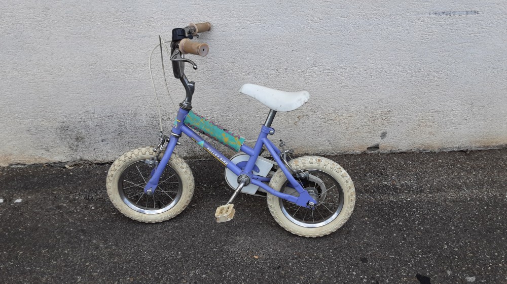 Velo Enfant Rollet Bike Violet 12 Pouces