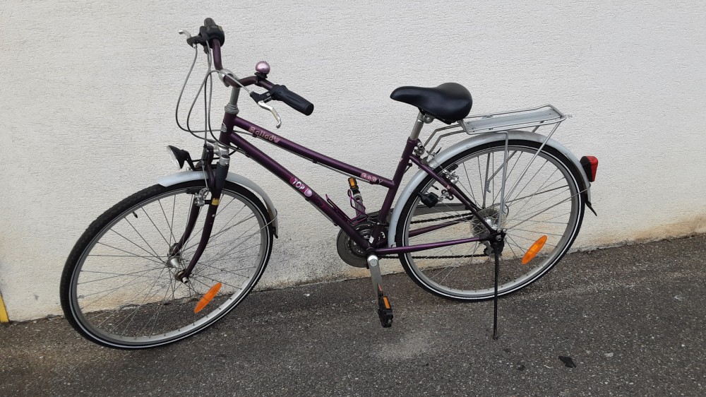 VTC  TOPBIKE MAUVE 28 POUCES