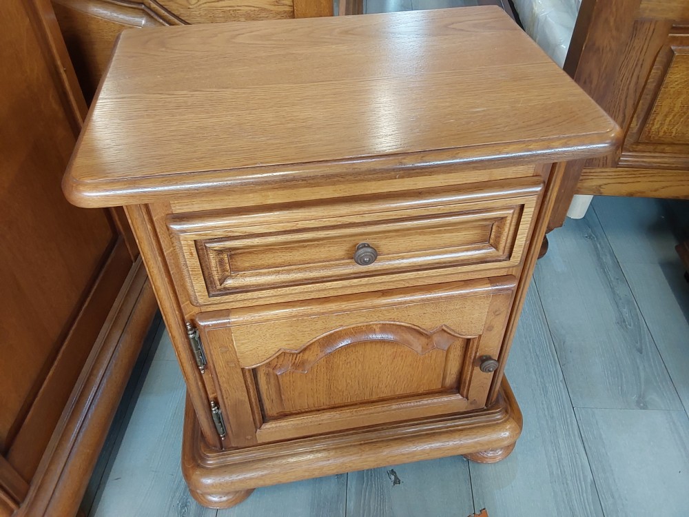 Chevet En Bois 1 Tiroir 1 Porte