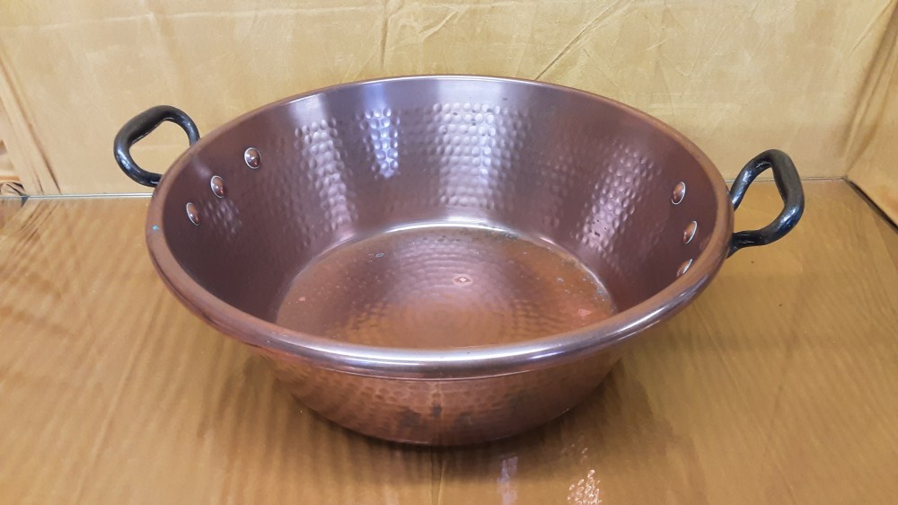 Bassine En Cuivre 2 Anses Diam. 40Cm