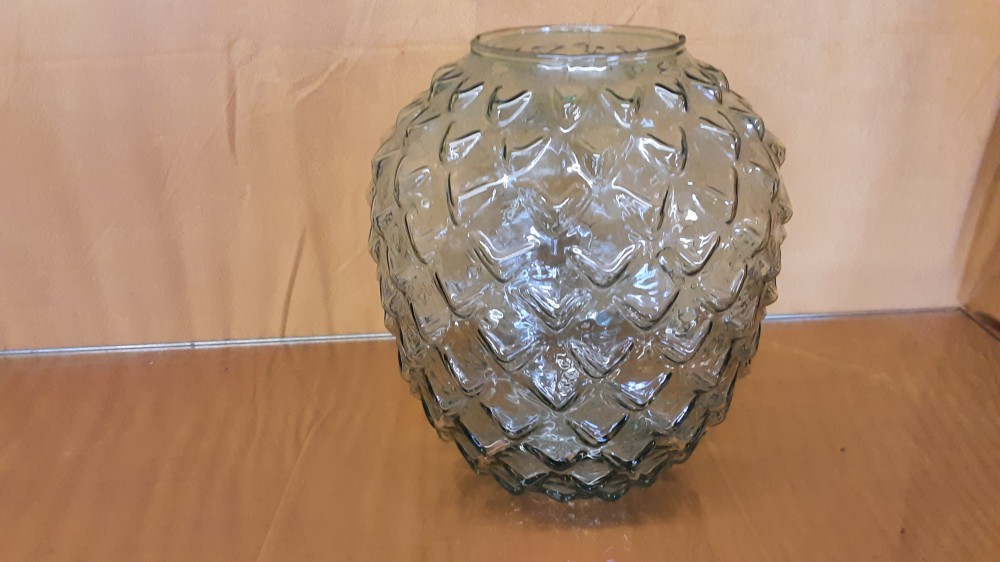 VASE EN VERRE IMITATION ANANAS 
