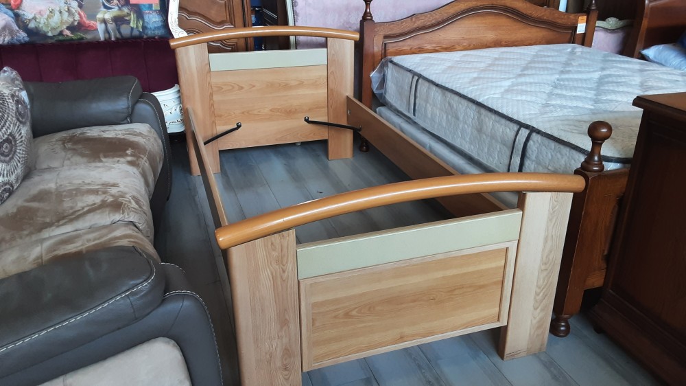 LIT 90X190  COLORIS  BRUN CLAIR SANS SOMMIER GAUTIER