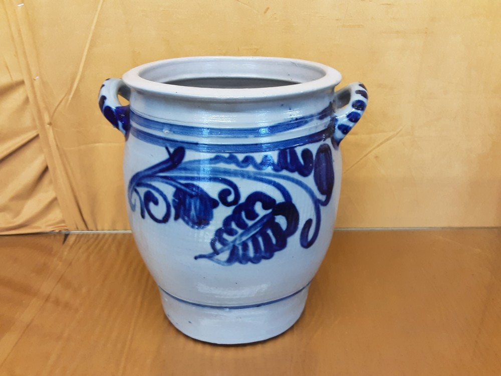POT A GRAISSE EN GRES BLEU TGM 15L