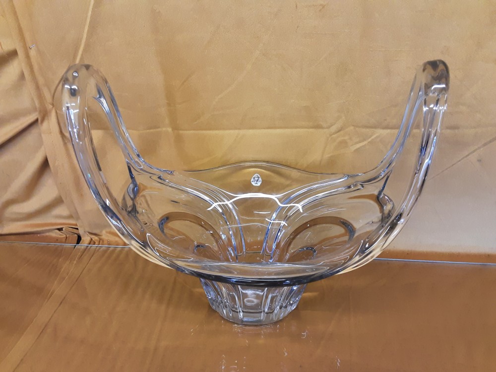 COUPE A FRUITS EN CRISTAL AVEC ANSES