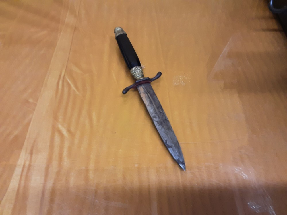 DAGUE MANCHE EN ÉBÈNE 