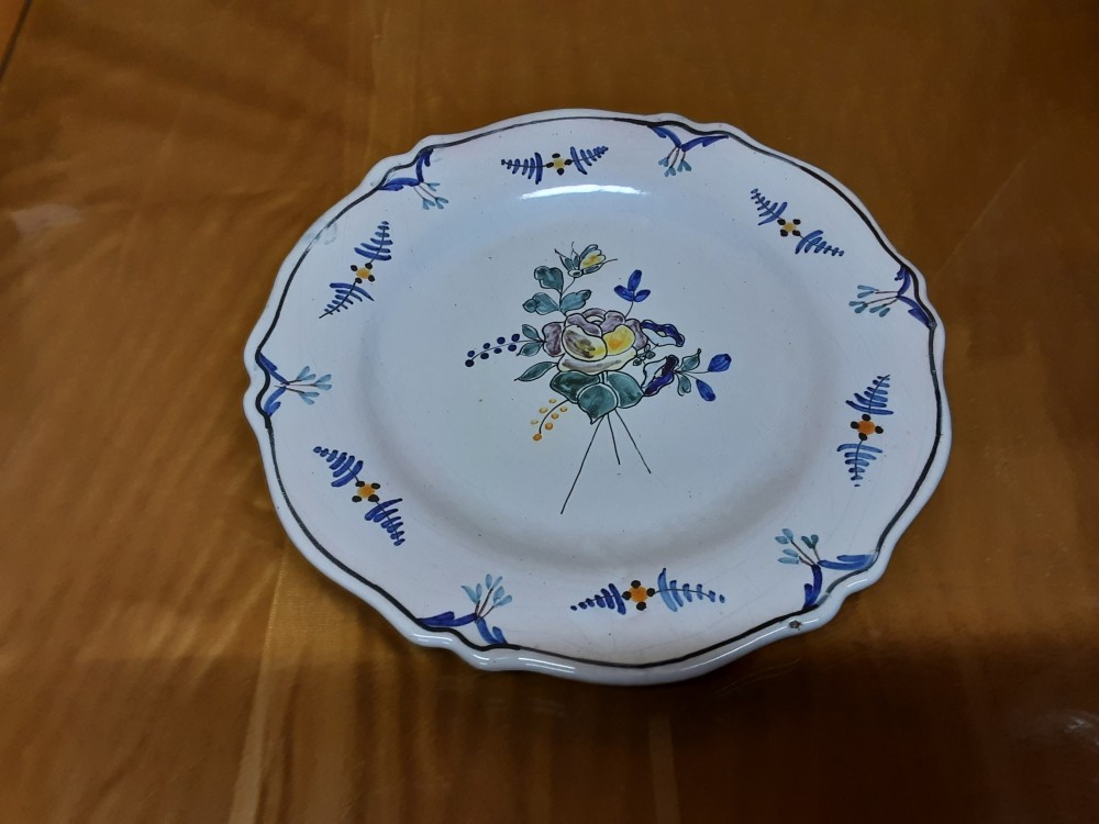 ASSIETTE DÉCO - FLEURS