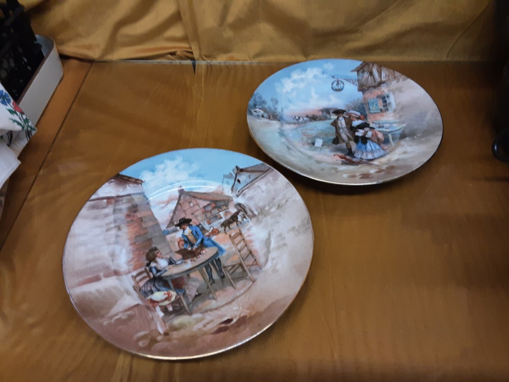 ASSIETTE DÉCO -  SCÈNE DE RUE - LIMOGES