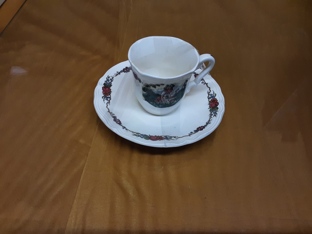 TASSE A CAFÉ LOUX 4 FLEURS 