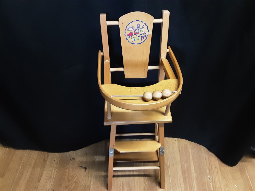CHAISE HAUTE DE POUPEE PLIABLE EN BOIS