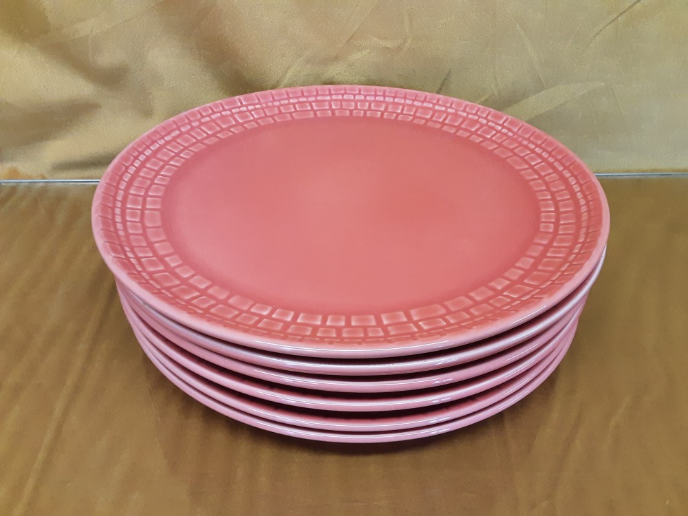 LOT DE 6 ASSIETTES GM ORANGE