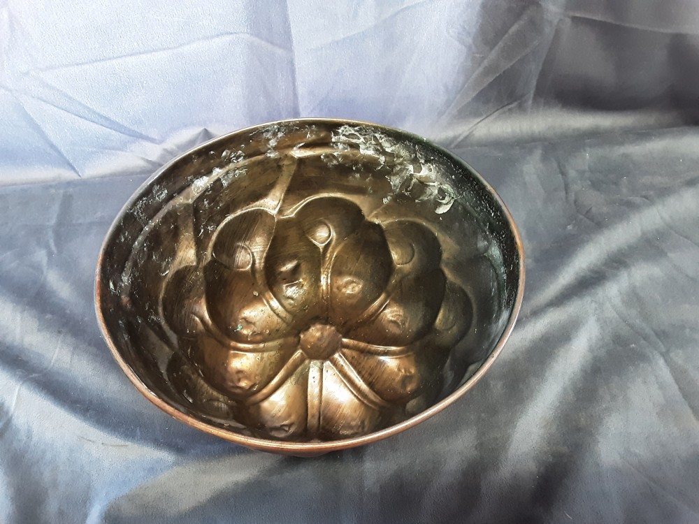 MOULE A KOUGELHOPF EN CUIVRE DIAM. 23CM