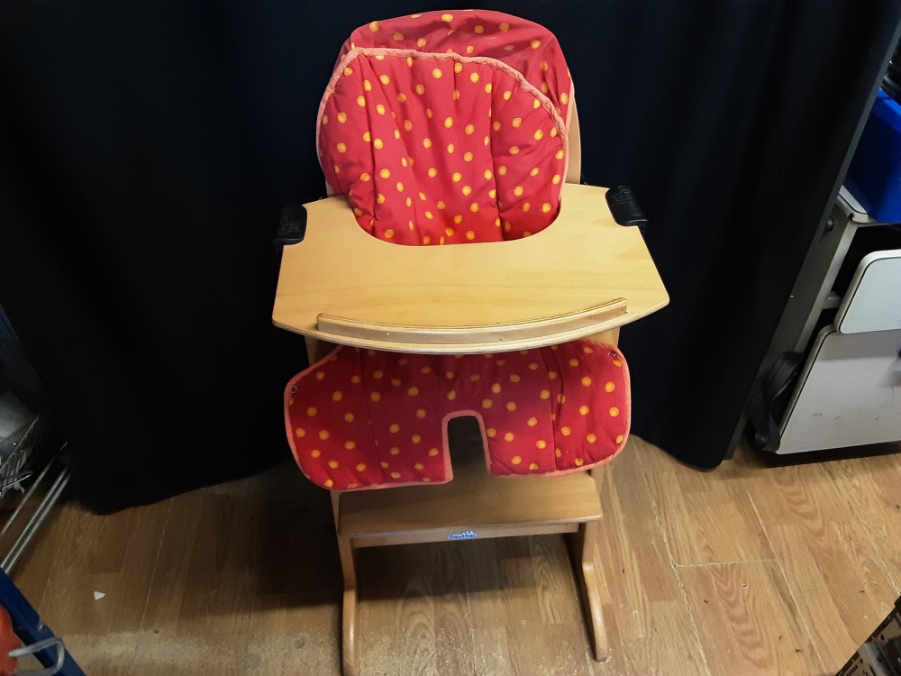 Chaise Haute Bebe En Bois Evolutive Marque Geuther