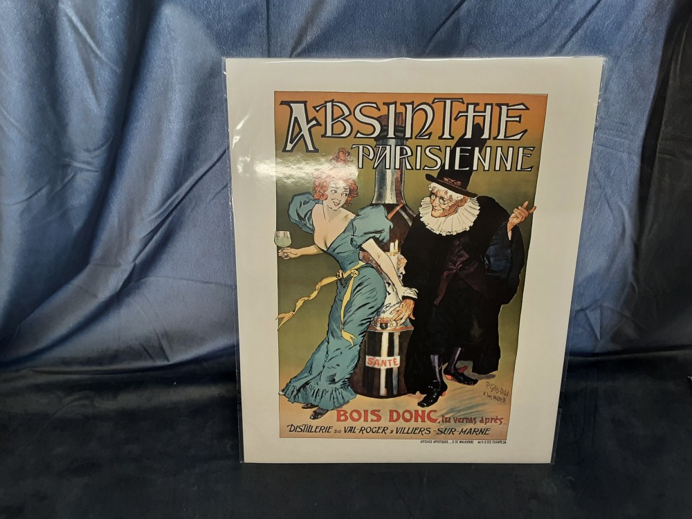 AFFICHE ABSINTHE PARISIENNE (40X50)
