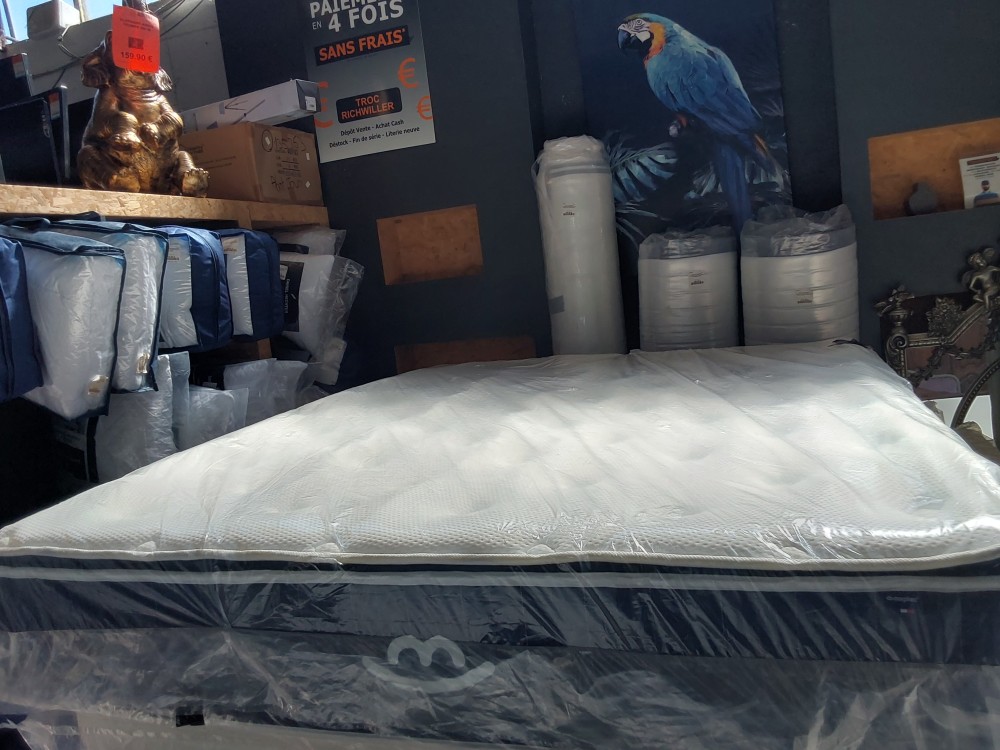  MATELAS HYBRIDE LUXE VICTORIA- MPH1712247-HJ - MÉMOIRE DE FORME - 30CM - 160X200