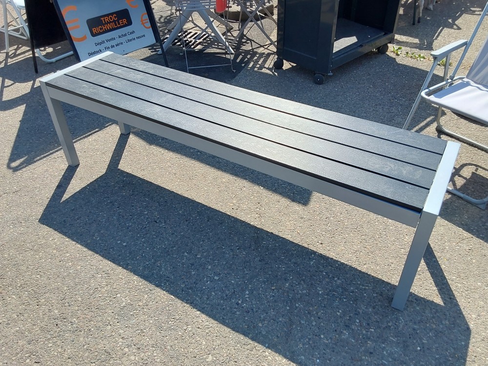 BANC PVC ET ALU 