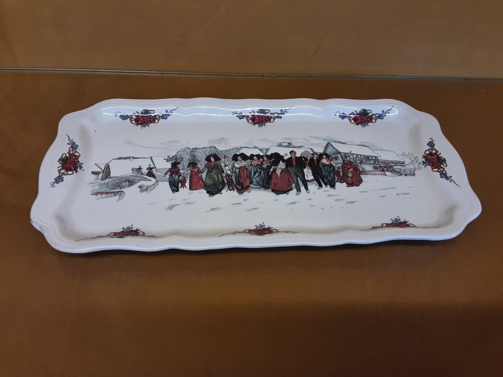 PLAT A CAKE SARREGUEMINES LV 39X19