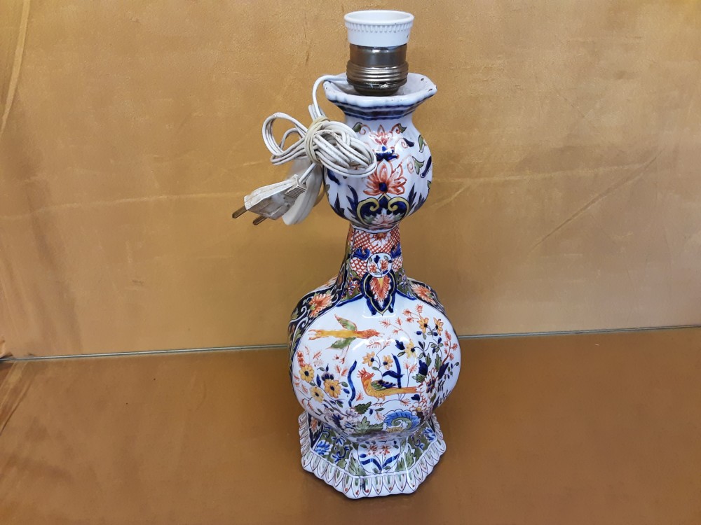PIED DE LAMPE STYLE MOUSTIER A RESTAURER HAUT 35CM