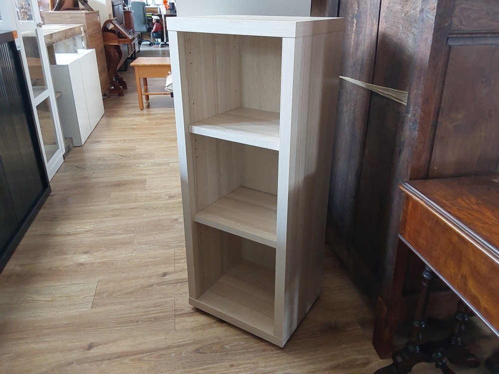 ETAGERE 3 NIVEAUX CUBES COLORIS BOIS CLAIR