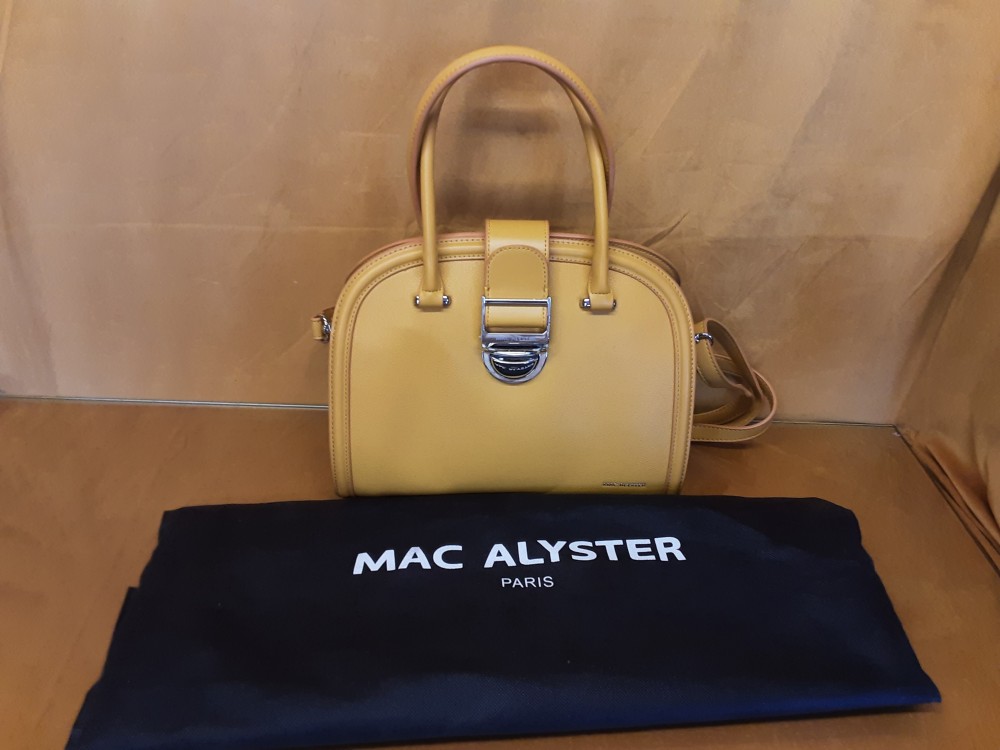 Sac A Main A Bandouliere Mac Alyster Jaune Moutarde