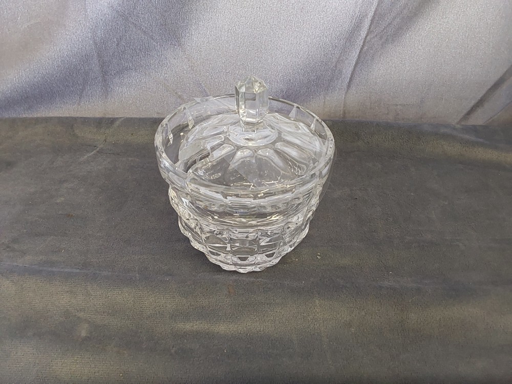 MOUTARDIER EN CRISTAL