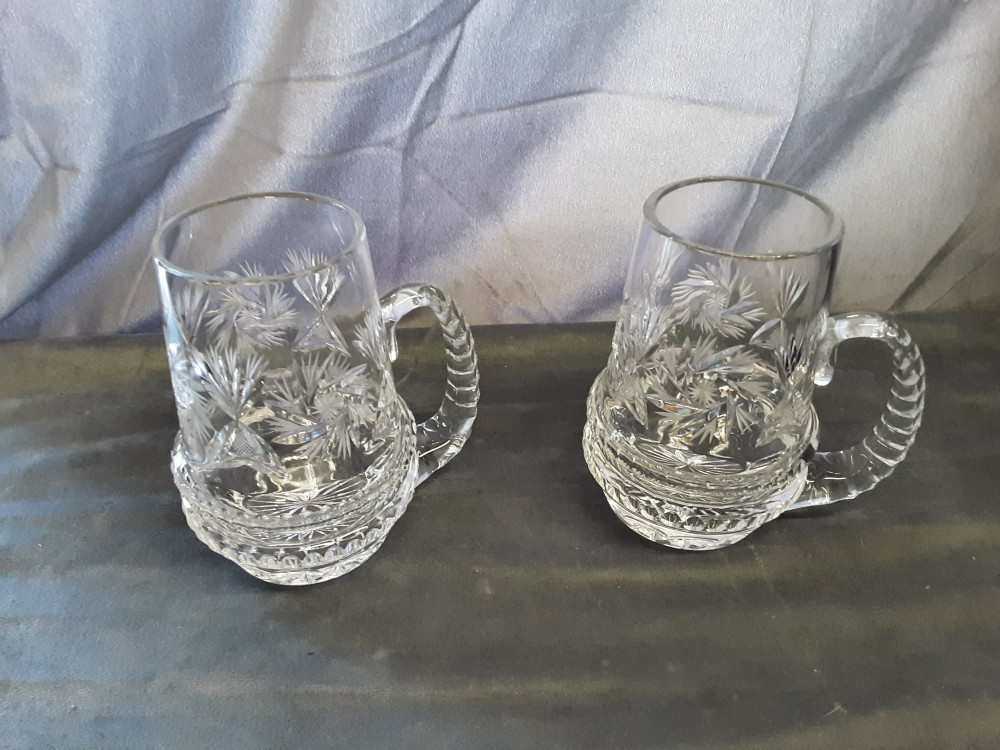 CHOPE A BIERE EN CRISTAL 