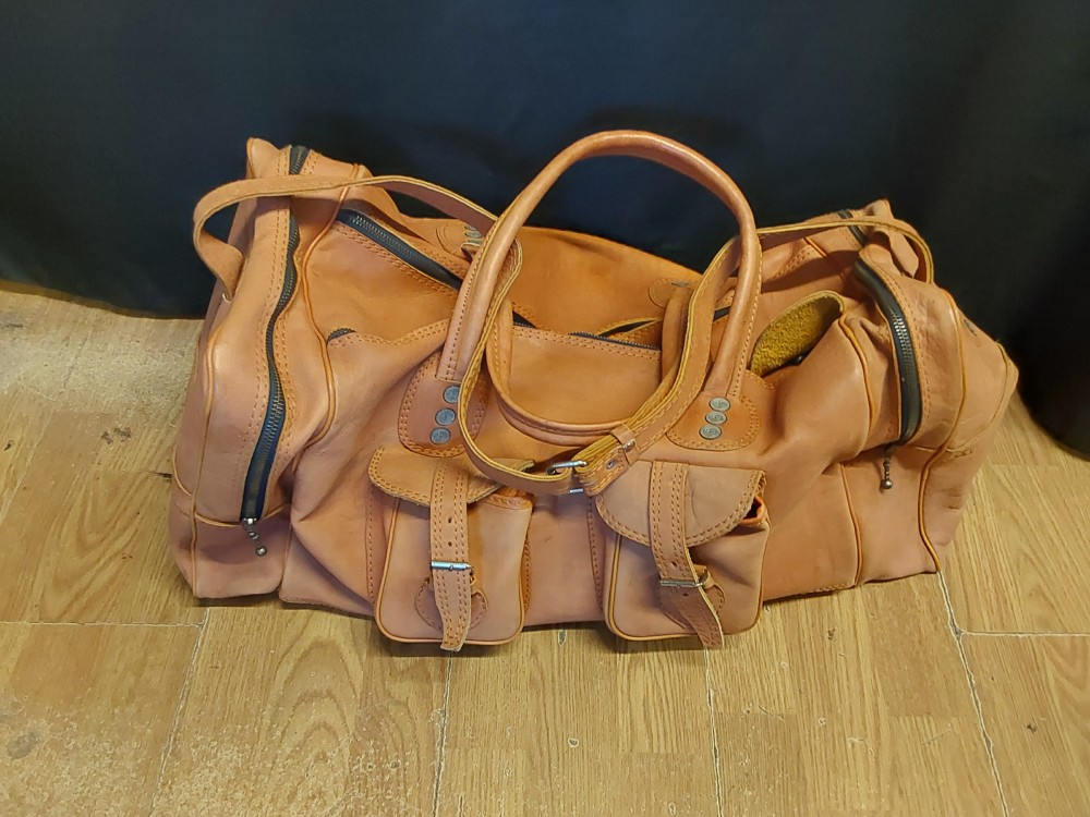 Sac De Voyage Cuir Caramel