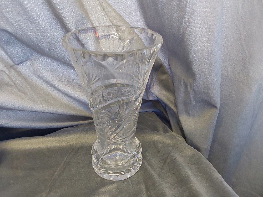 Vase En Cristal Evase