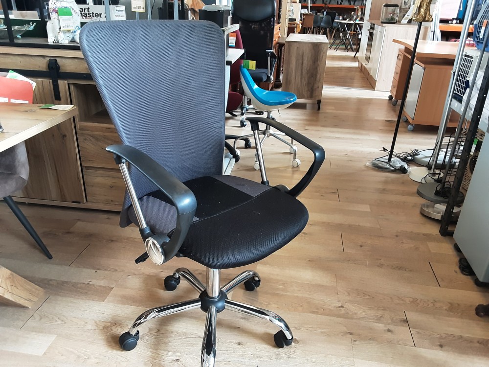 FAUTEUIL DE BUREAU NOIR REGLABLE EN HAUTEUR
