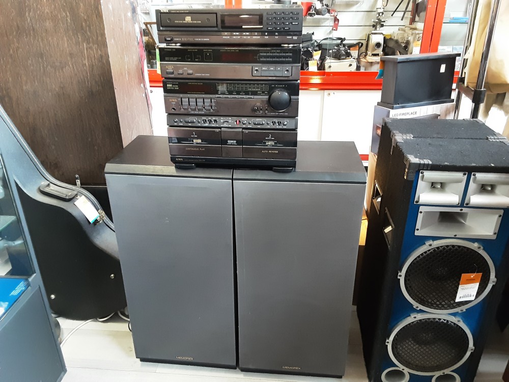 CHAINE HIFI COMPACT AIWA + LECTEUR CD + 2 HP TGM