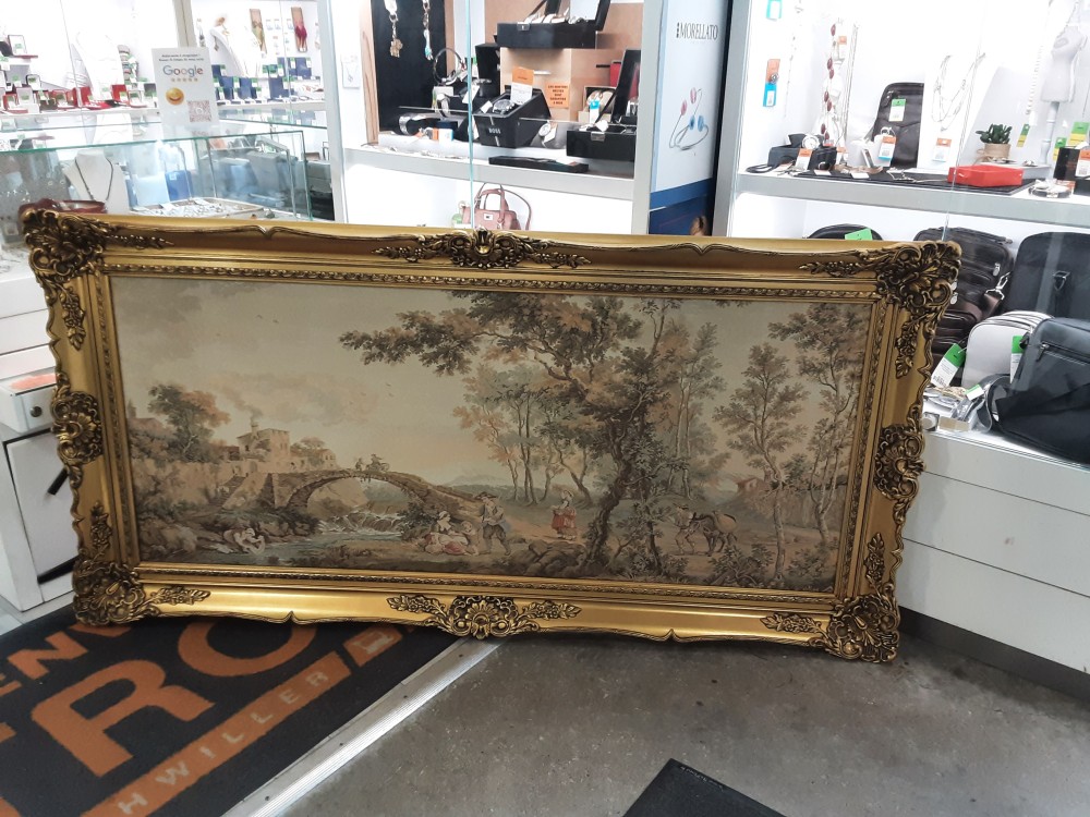 TABLEAU CANEVAS TGM CADRE DORE