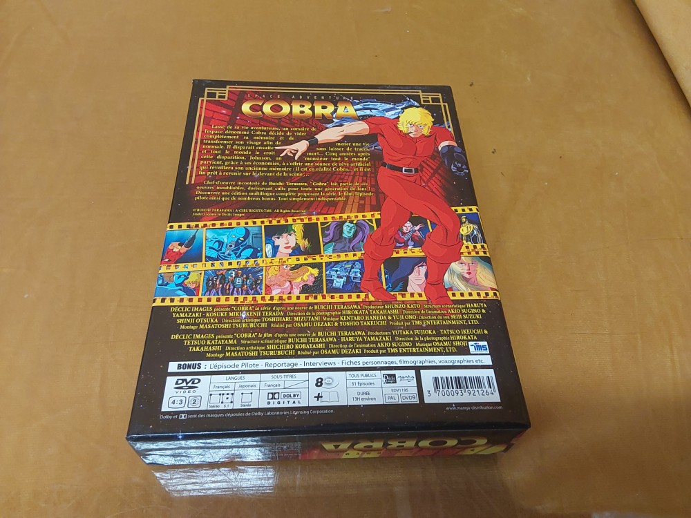 COFFRET 8 DVD COBRA SPACE ADVENTURE SERIE INTEGRALE + FILM