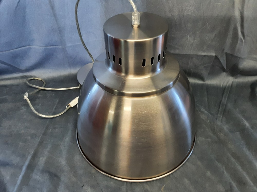 LUSTRE METAL COLORIS CHROMÉ DIAM. 31CM