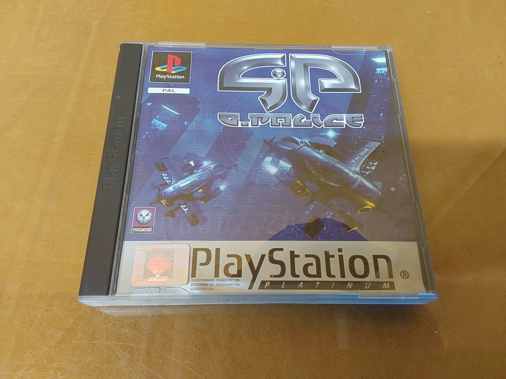JEU PS1 "G-POLICE PLATINIUM"