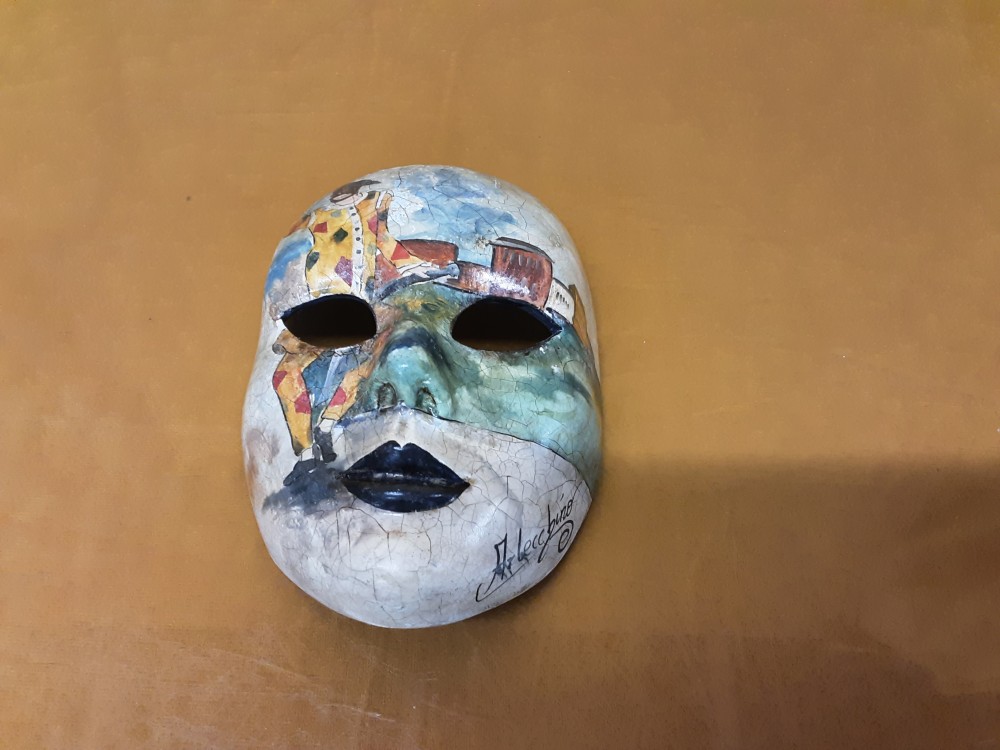 MASQUE VISAGE EN PLATRE