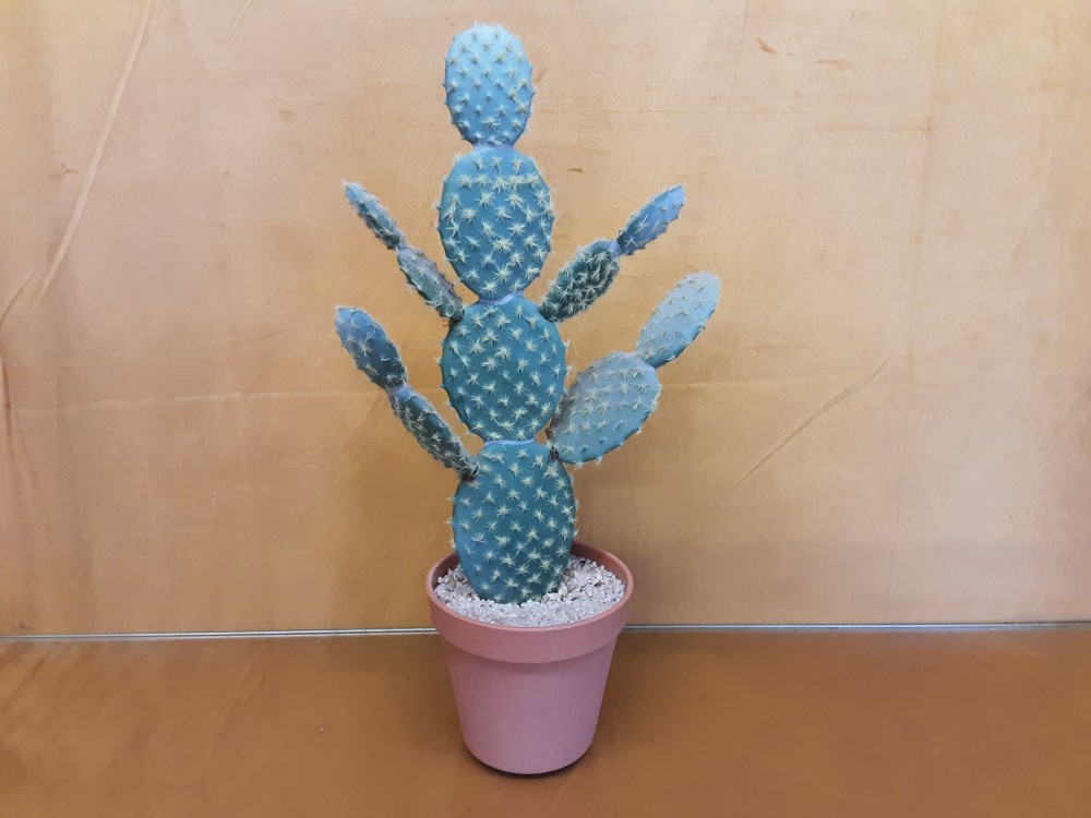 POT DECORATION CACTUS HAUT 42CM