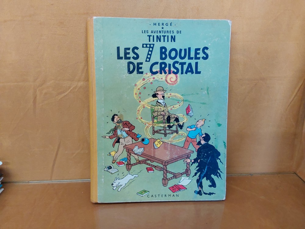 BD TINTIN LES 7 BOULES DE CRISTAL