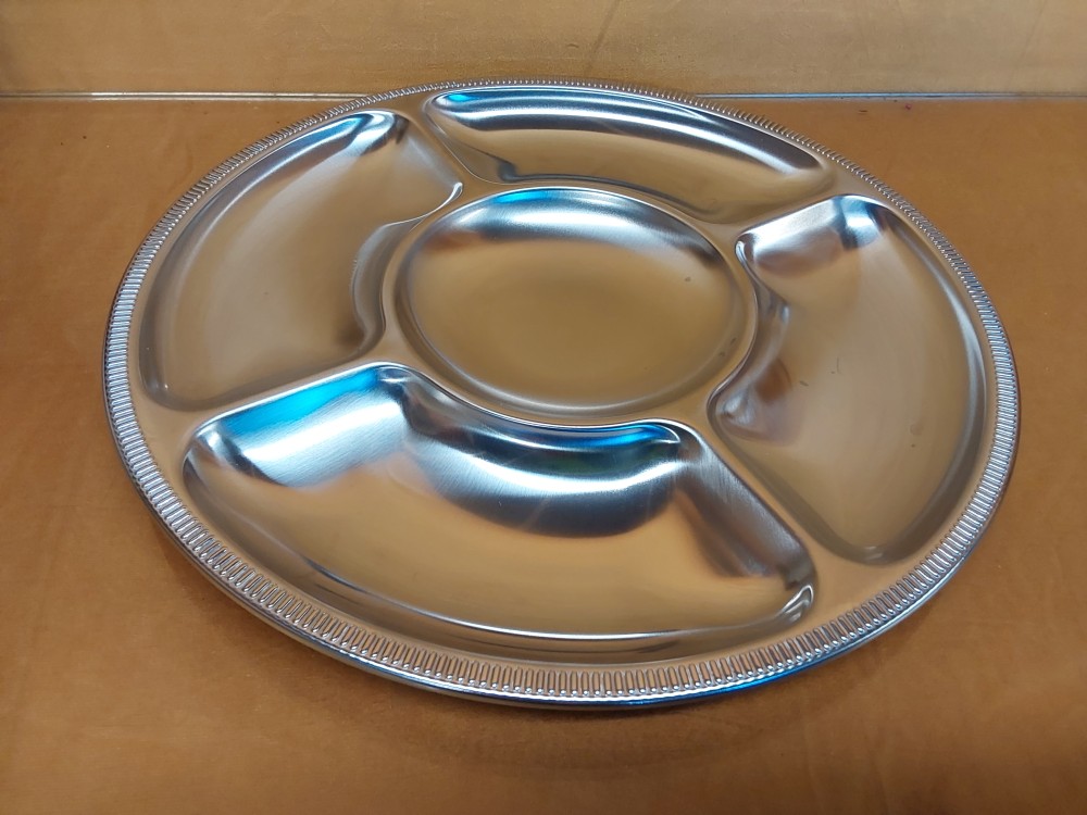 PLATEAU JEAN COUZON INOX ROND SEPARATEUR