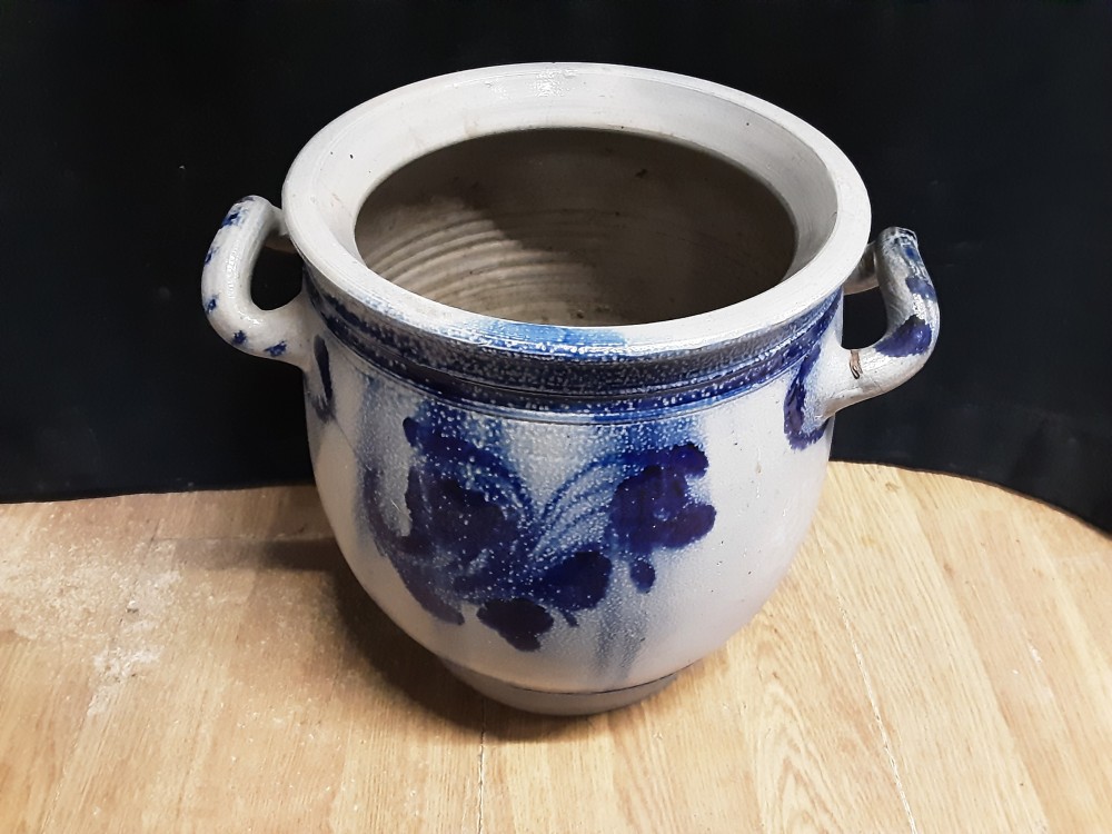 POT EN GRES BLEU GM